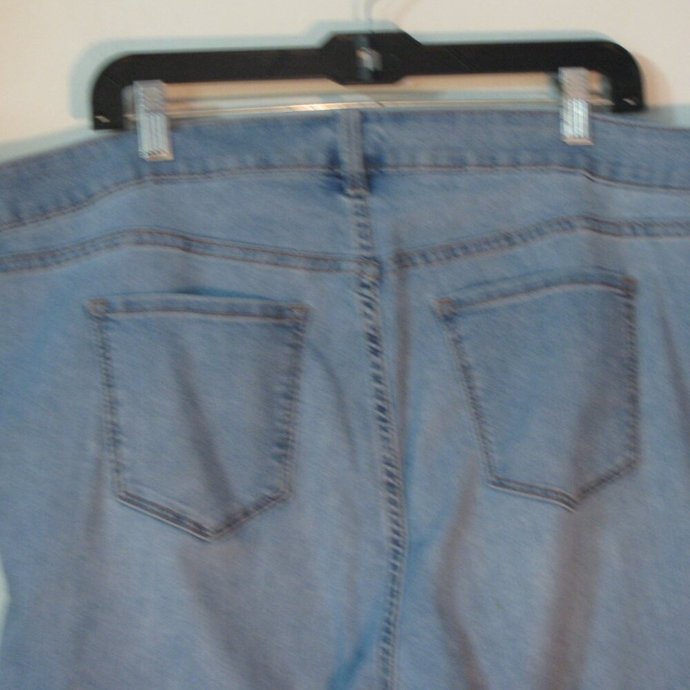 Old Navy Jeans Plus Size 22L 22 Long Blue Jean Denim Super Skinny FINAL - Picture 6 of 7